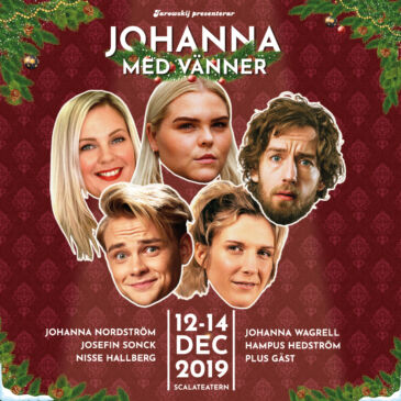 Johanna med vänner firar jul